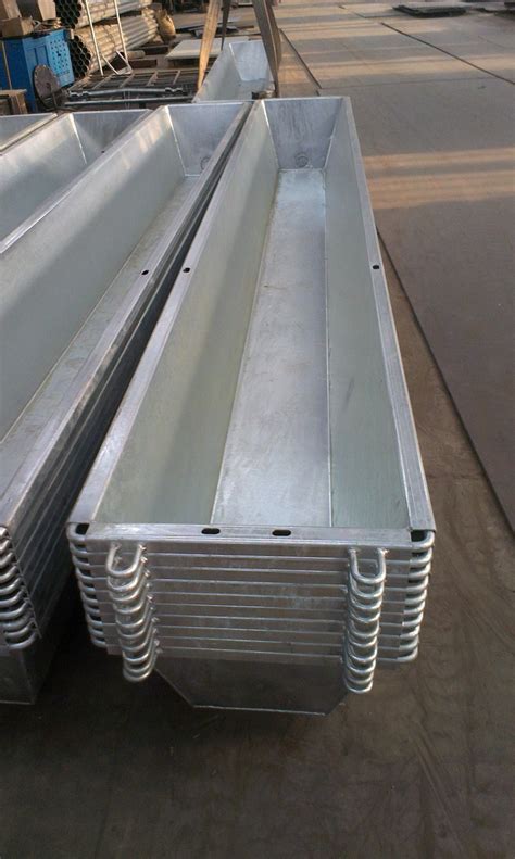 sheet metal trough|galvanized water trough for livestock.